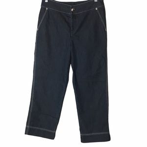 St John Sport denim capri jeans